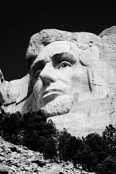 Abraham Lincoln auf Mount Rushmore — Stockfoto
