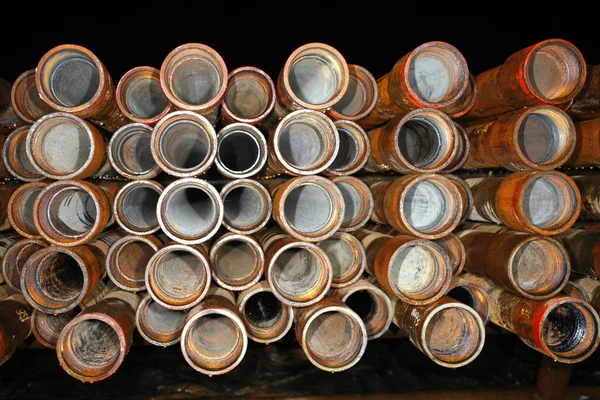 Drill pipe Stock Image