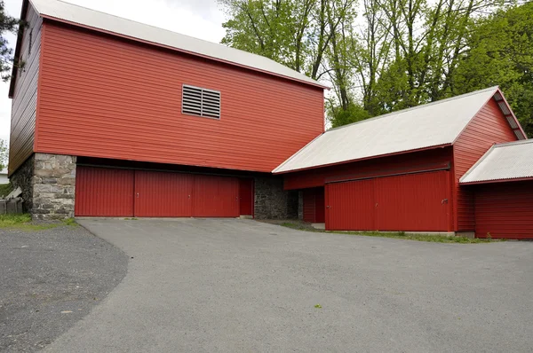 Red storage barns — Stock Photo, Image