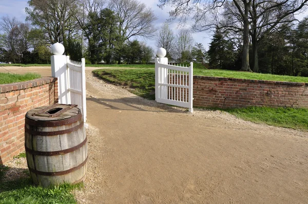 Cancello principale a Mount Vernon — Foto Stock