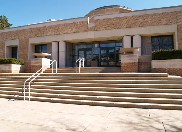 High school entrance — Stock Photo, Image