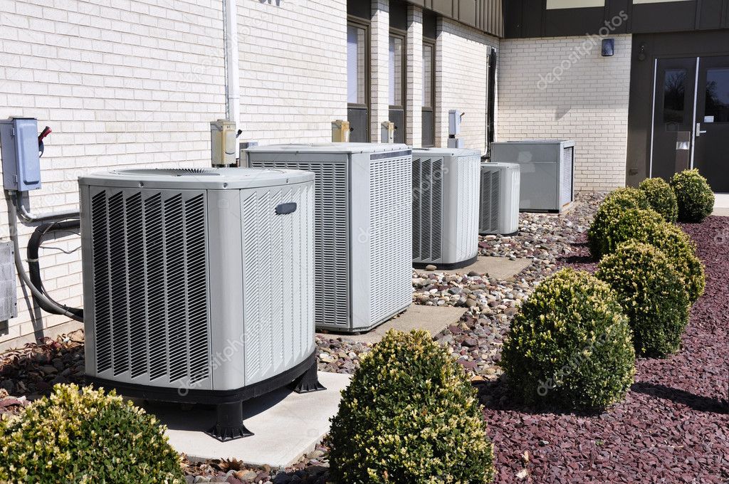 Several large air conditioning units