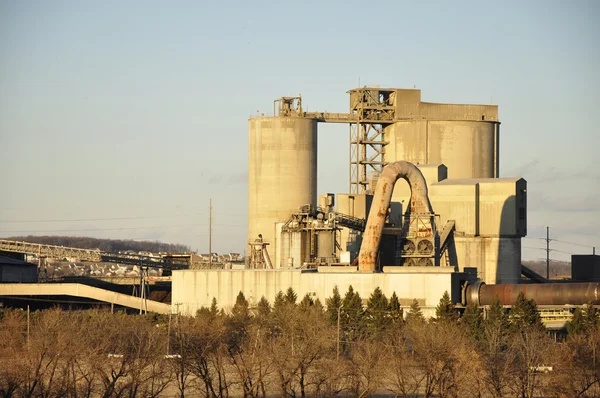 Fabryki cementu — Zdjęcie stockowe