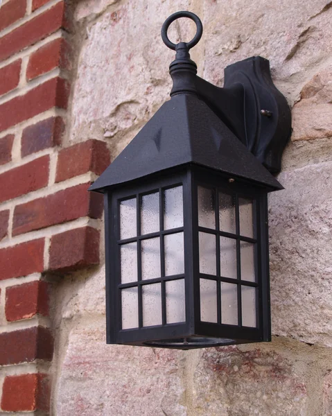 Colonial style wall lantern — Stock Photo, Image