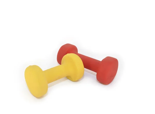 stock image Two hand held weights