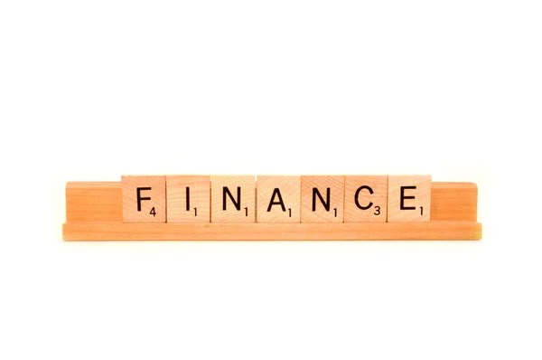 stock image Word finance