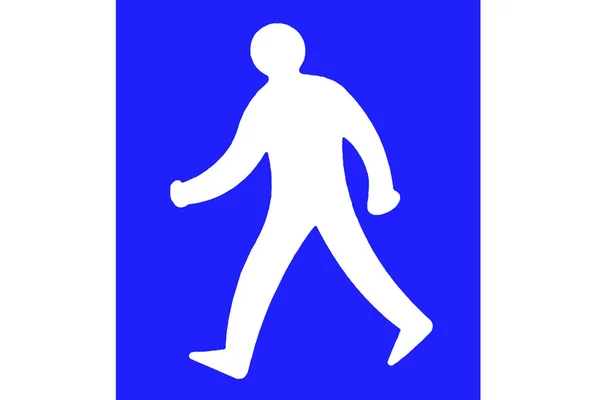 Walking sign — Stock Photo, Image