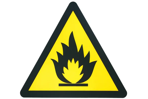 Flammable sign — Stock Photo, Image
