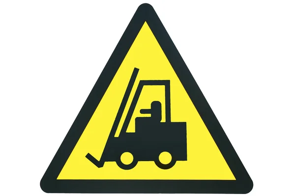 Forklift sign — Stock Photo, Image