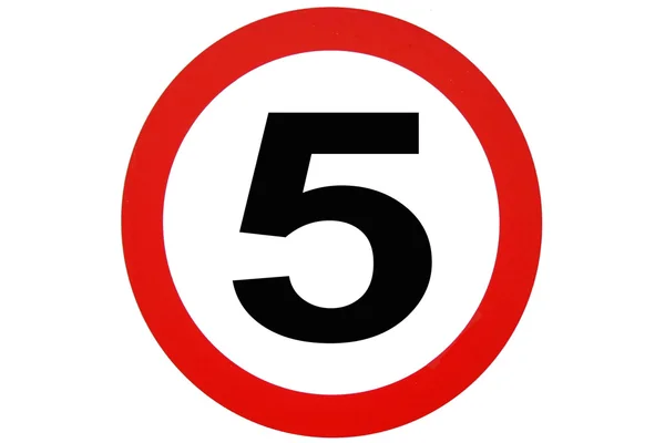 stock image Speed limit sign