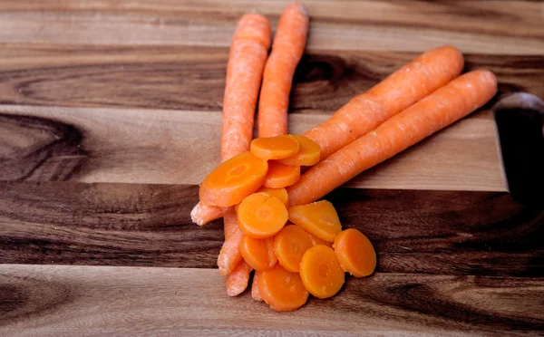 Cut Carrots — Stock Photo, Image