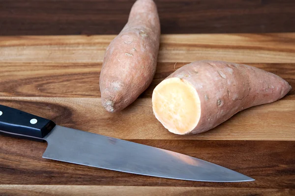 Cut Yam Royalty Free Stock Images