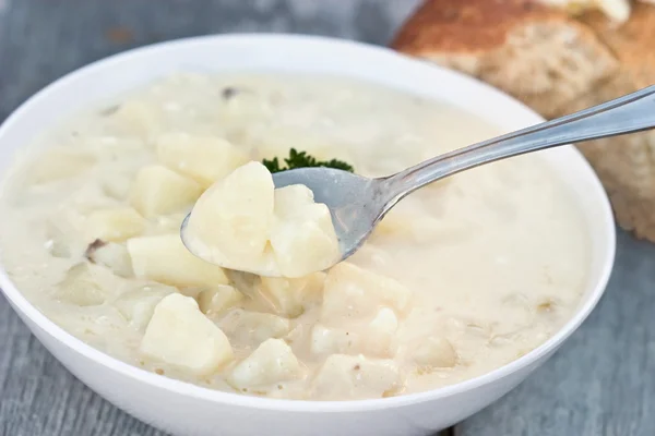 Sopa de batata — Fotografia de Stock