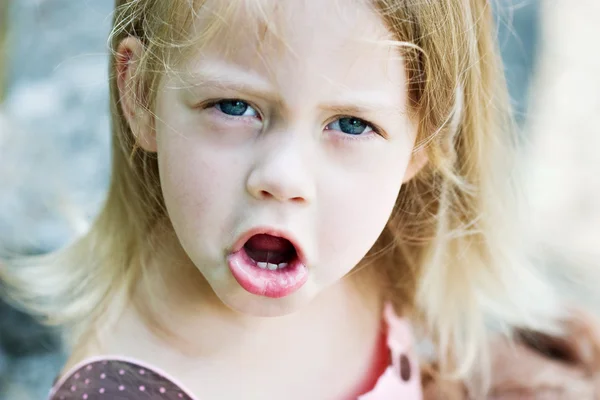 Dziecko angry — Zdjęcie stockowe