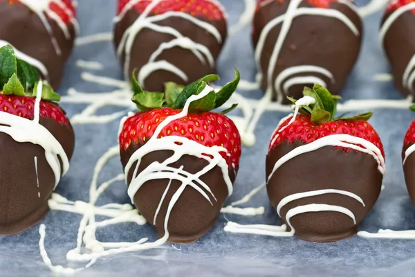 Chocolate Covered Strawberries — Stock Photo, Image