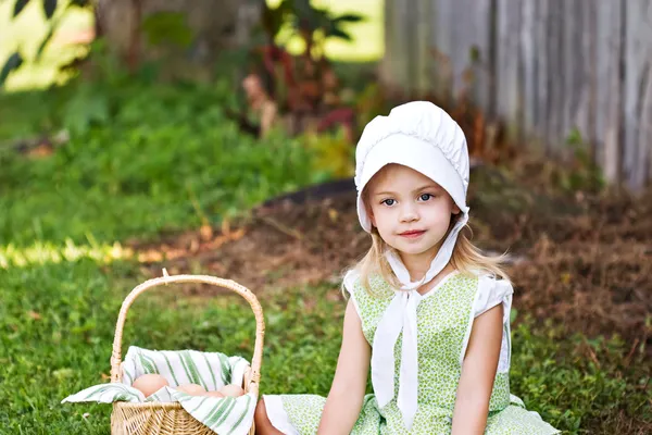 Amish bambino — Foto Stock