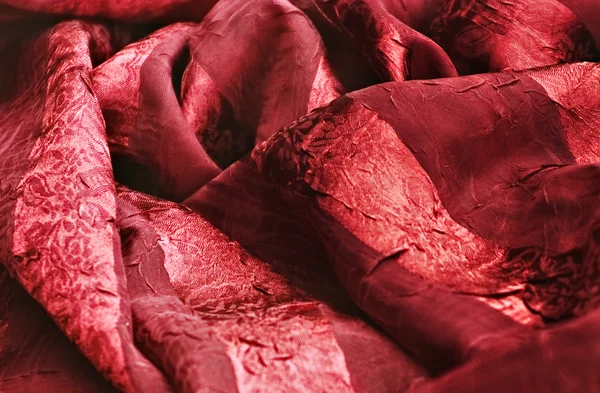 Beautiful Red Fabric — Stock Photo, Image