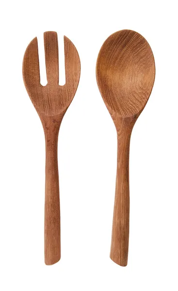 Wooden cutlery — Stock Photo, Image