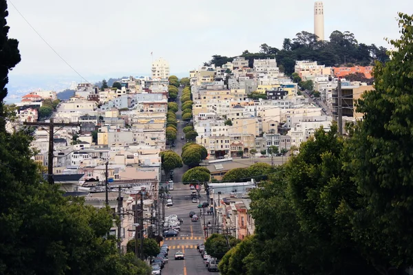 旧金山的城市景观 — 图库照片