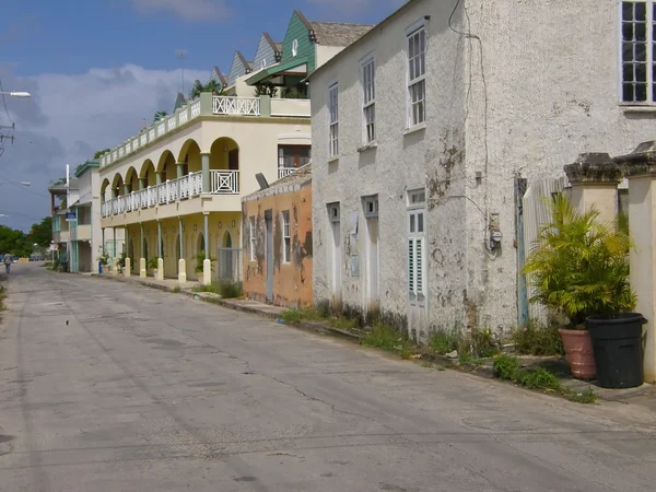 stock image Street of Speightstown, Barbados