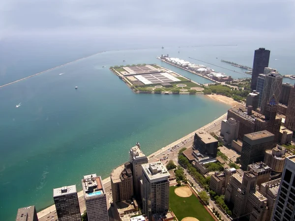 Gród miasta Chicago — Zdjęcie stockowe