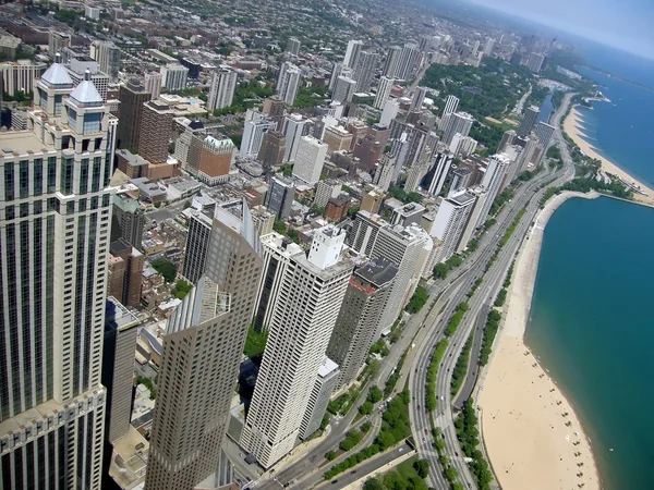 Чикаго міський пейзаж — стокове фото