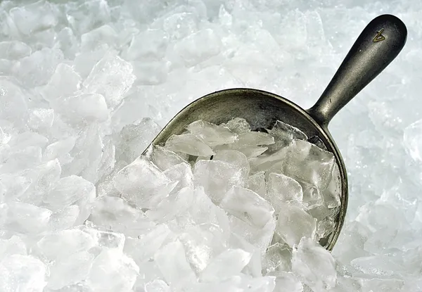 Colher de gelo — Fotografia de Stock