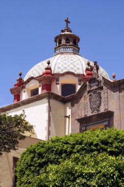 Templo de Santa Clara in Queretaro. clipart