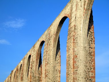 Queretaro's Los Arcos Aqueduct clipart