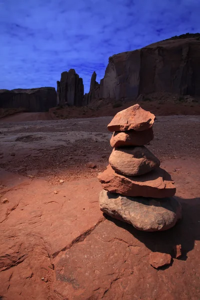 Pedras Zen em Monument Valley — Fotografia de Stock