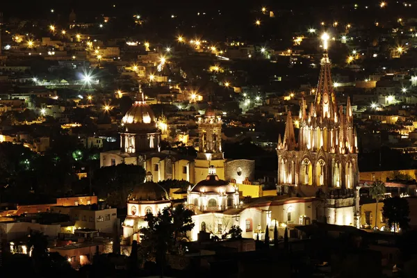 La Parroquia em San Miguel de Allende — Fotografia de Stock