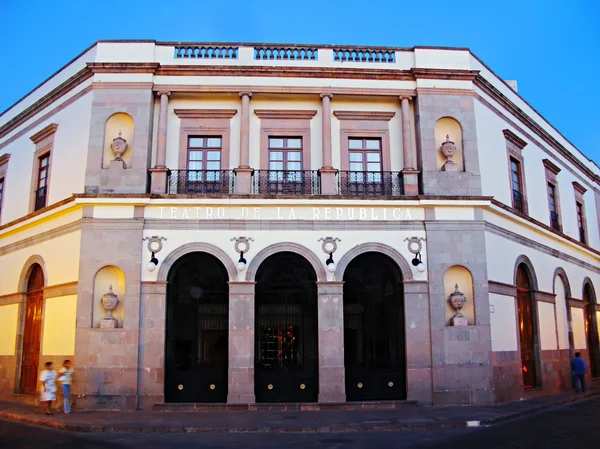 Queretaro's Teatro de la Rep — Stockfoto