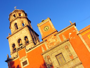 Church of San Francisco in Queretaro, Mexico. clipart