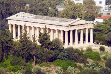 Temple of Hephaestus clipart