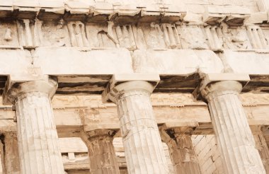 Parthenon yakın çekim