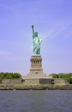 Liberty Island and the Statue of Liberty clipart