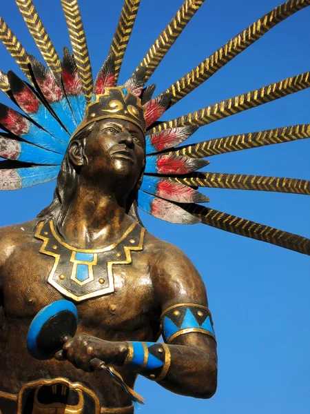 Estatua india de Querétaro bailando — Foto de Stock