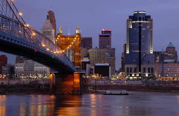 Cincinnati, ohio panoramę. — Zdjęcie stockowe