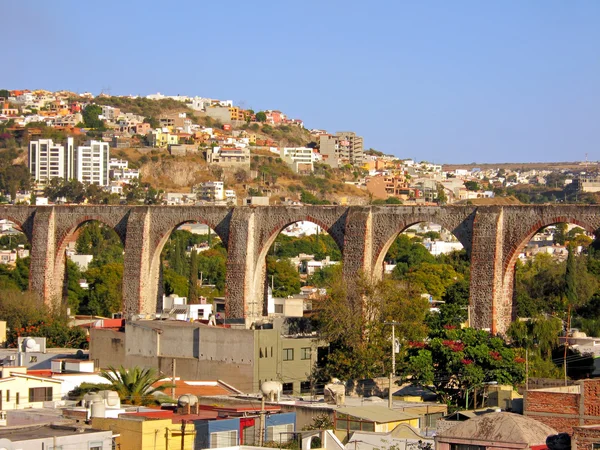 Los Arcos (acquedotto) di Queretaro, Messico . — Foto Stock