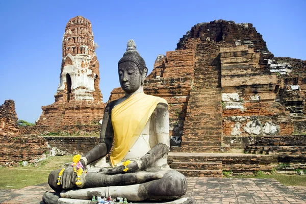 Thai buddha und tempel — Stockfoto