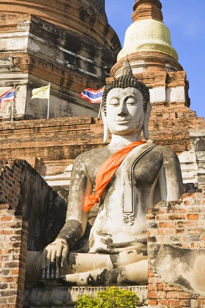 Wat Yai Chai Mongkol Buda — Fotografia de Stock