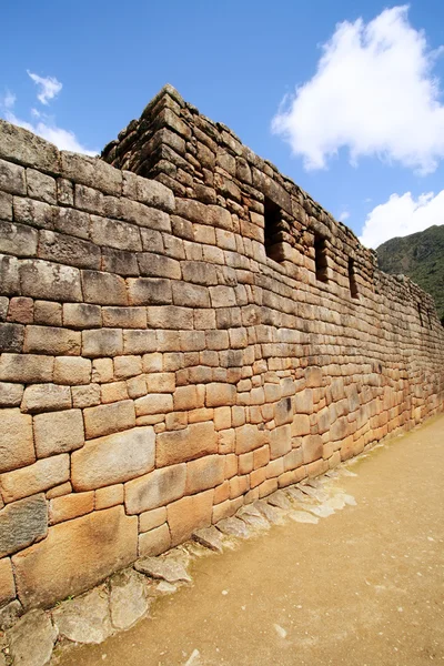 Machu Picchu mur des artisans — Photo