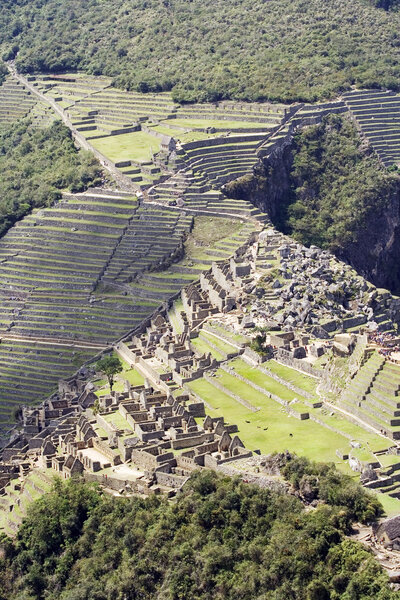 The Lost Incan City of Machu Picchu near Cusco, Peru.