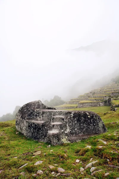 Roca Ceremonial Machu Picchu — Foto de Stock