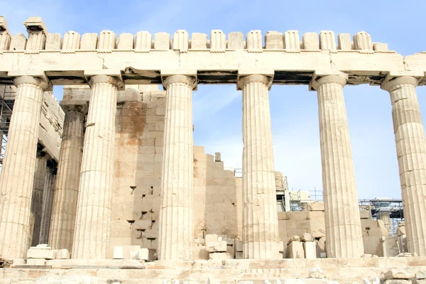 Parthenon-Spalten — Stockfoto