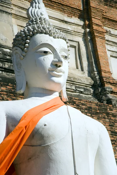 Wat yai chai mongkol Βούδα — 图库照片