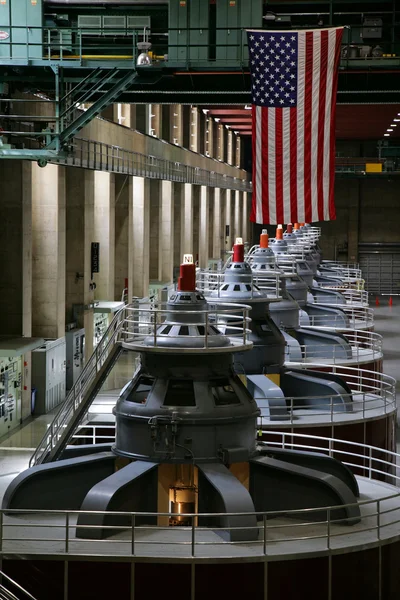 Hoover dam generatory — Zdjęcie stockowe