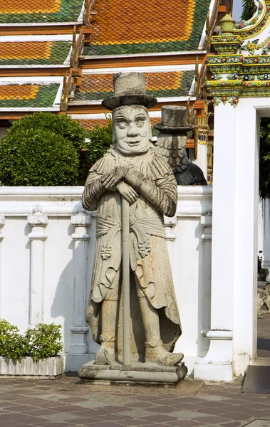 Wat Pho Guard Statue — Stock Photo, Image