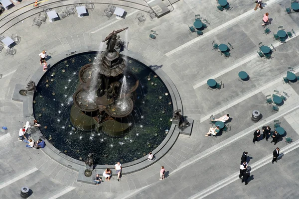 stock image Cincinnati Fountain Square