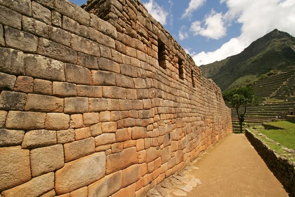 Machu Picchu Wall — Stock Photo, Image